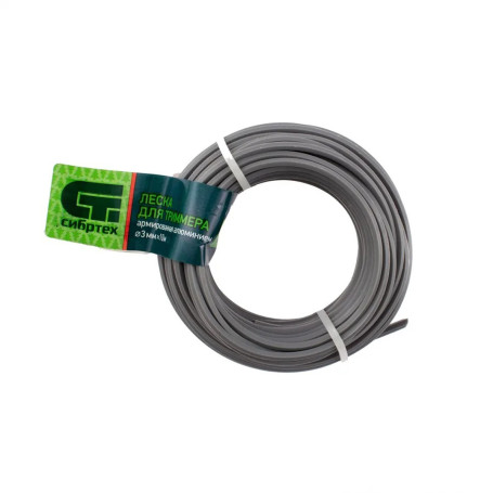 Леска для триммера звезда, армир. алюминием, 3,0 мм х 10 м - Артикул 96198511