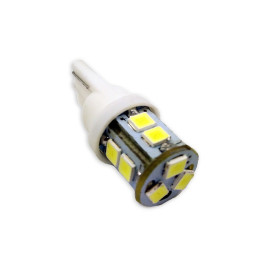 Лампы автомобильные светодиодные W5W T10, T113, 12V, 2.2W, W2.1x9.5d, AVS - 2 шт