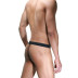 Мужские откровенные трусы из черных ремешков - Артикул 409811