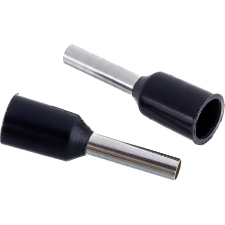 Наконечник втулочный изолированный НШВИ E6012 6.0-12 медный 6 мм.кв., 10 шт - Артикул E6012