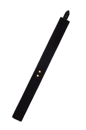 Красный ошейник из лакированного материала - Артикул 252605