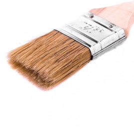 Кисть плоская &quot;Евро&quot; 38 мм, натуральная щетина, деревянная ручка