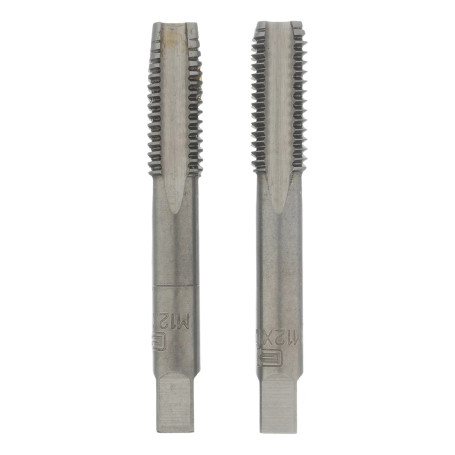 Метчик ручной М12 х 1.75 мм, комплект из 2 шт - Артикул 7663411