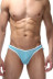 Голубые трусы-тонги с бахромой на ягодицах - Артикул 409875