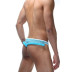 Голубые трусы-тонги с бахромой на ягодицах - Артикул 409875