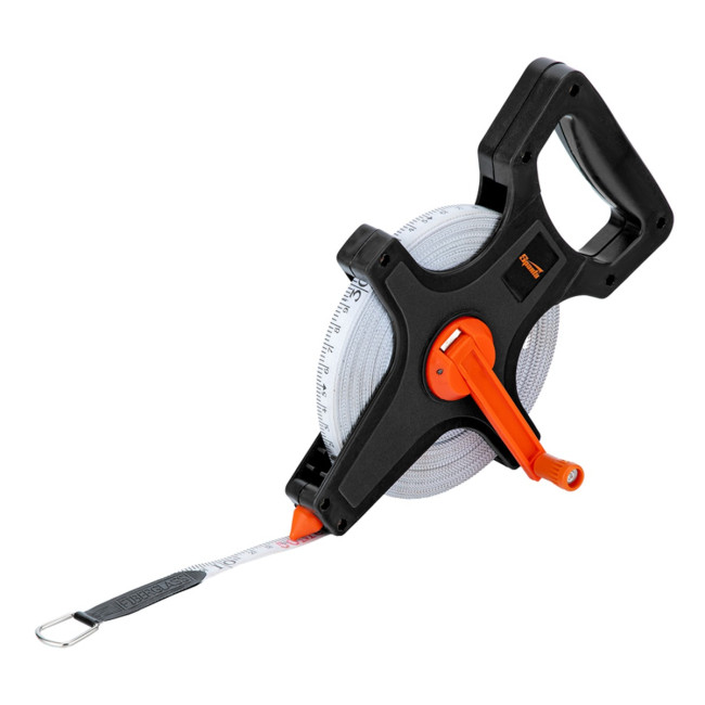 Рулетка геодезическая, 50 м х 12.5 мм, лента ПВХ, открытый корпус - Артикул 31440511