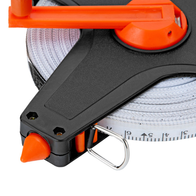 Рулетка геодезическая, 50 м х 12.5 мм, лента ПВХ, открытый корпус - Артикул 31440511