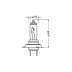 Лампа автомобильная галогеновая H18, 12V, 65Вт, PY26d-1, ORIGINAL LINE Osram - 1 шт - Артикул 64180L_OSR