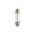 Лампа автомобильная накаливания C5W, 12V, 5Вт, SV8.5, L 35 мм, PHILIPS - 2 шт - Артикул 12844B2_PHI