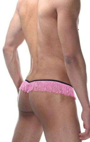 Пикантные мужские стринги с бахромой - Артикул 366666