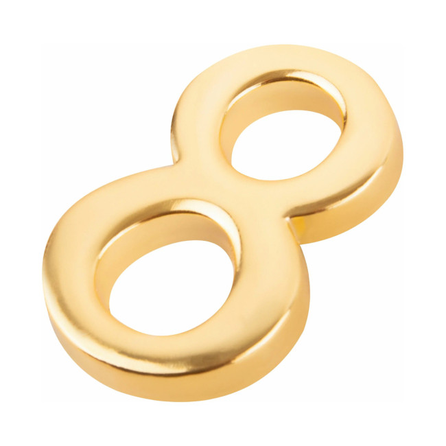 Цифра дверная 8, металл, золото - Артикул 216030 Цифра дверная 8, металл, золото - Артикул 216030