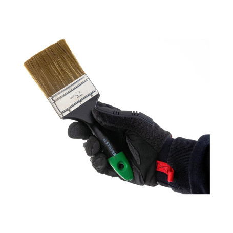 Кисть плоская, искусственная щетина, для лака, 75мм - Артикул 0106-075