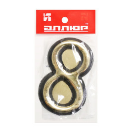 Цифра дверная 8, пластик, золото