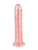 Розовый перламутровый фаллоимитатор South Sea - 20 см. - Артикул 575164
