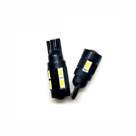 Лампа автомобильная светодиодная W5W, T10, 12V, 5W, W2.1x9.5d, 7200K, Canbus, LYNXAUTO - 1 шт
