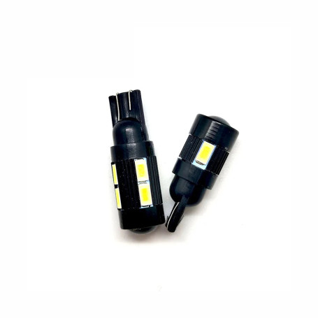 Лампа автомобильная светодиодная W5W, T10, 12V, 5W, W2.1x9.5d, 7200K, Canbus, LYNXAUTO - 1 шт - Артикул LD12805C_LYN