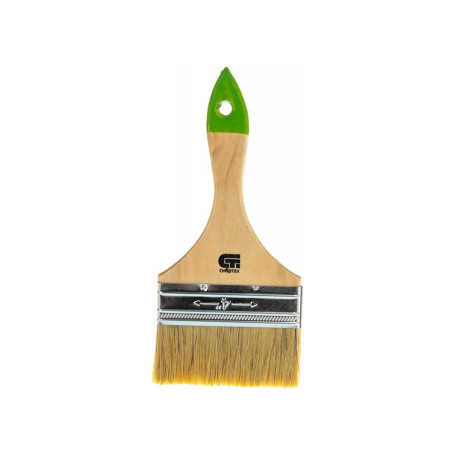 Кисть плоская, натуральная щетина, 100 мм - Артикул 8226611