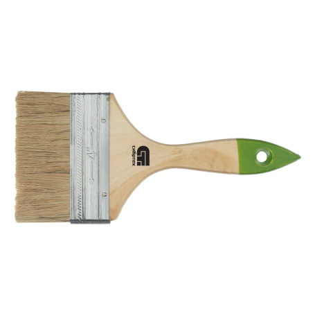 Кисть плоская, натуральная щетина, 100 мм - Артикул 8226611