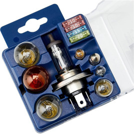 Набор ламп автомобильных H4, 12V, 60/55Вт, P43t, Maxibox BOSCH