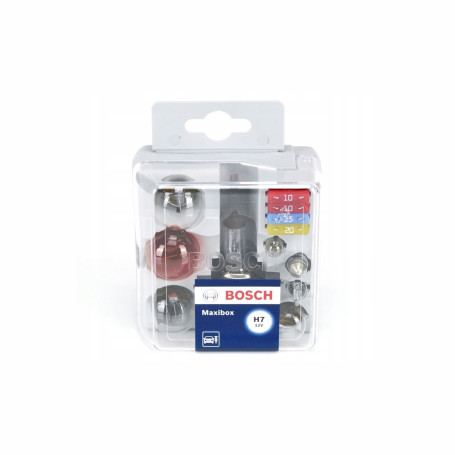 Набор ламп автомобильных H4, 12V, 60/55Вт, P43t, Maxibox BOSCH - Артикул 1987301111_BCH