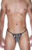 Мужские трусы-стринги в полосочку - Артикул 369537
