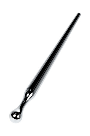 Серебристый уретральный плаг-игла TOYFA Metal - 10 см. - Артикул 128023