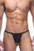 Мужские стринги из эластичной мягкой сетки - Артикул 245731
