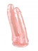 Розовый перламутровый двойной фаллоимитатор Baroque - Артикул 575167