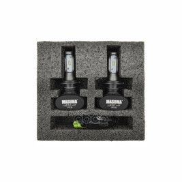 Лампы автомобильные светодиодные H7, 12/24V, 18W, 6000К, 4000LM, MASUMA- 2 шт