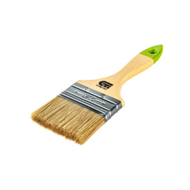 Кисть плоская, натуральная щетина, 63 мм