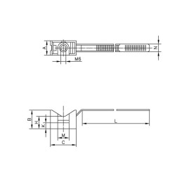 Держатель с хомутом, д.16 - 32мм DKC ( 10 шт)