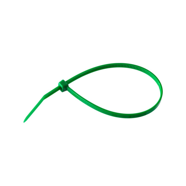 Хомуты, 150 х 2,5 мм, пластиковые, зеленые, 100 шт. - Артикул 4551111 Хомуты, 150 х 2,5 мм, пластиковые, зеленые, 100 шт. - Артикул 4551111