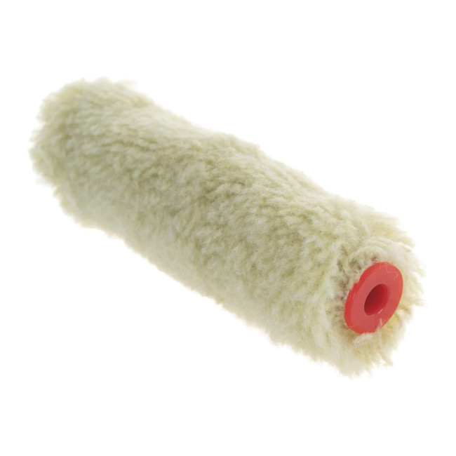 Мини-валик сменный, 100 мм, ворс 12 мм, диаметр 16 мм, диаметр ручки 6 мм. - Артикул 8061311