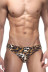 Мужские трусы-тонги леопардовой расцветки - Артикул 247170