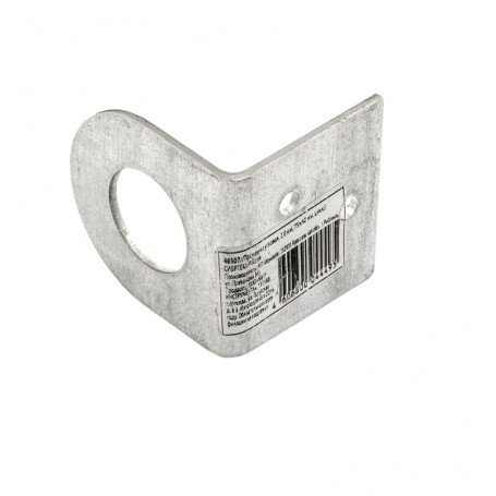 Проушина угловая, 2 мм, 75 х 40 мм, цинк Россия - Артикул 4650711