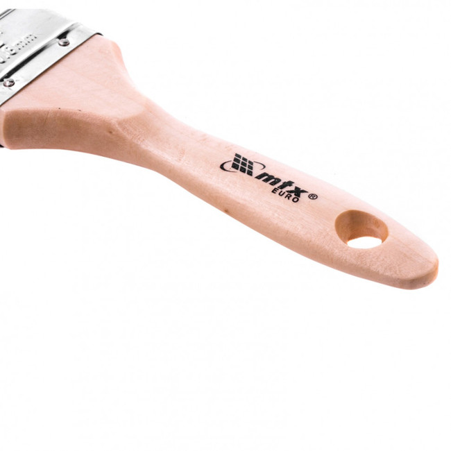 Кисть плоская, натуральная щетина, деревянная ручка 50 мм Euro - Артикул 8305311 Кисть плоская, натуральная щетина, деревянная ручка 50 мм Euro - Артикул 8305311