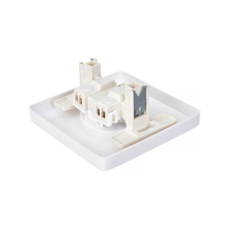 ХИТ С/У РОЗЕТКА без заземления без шторок 16А, 250В, БЕЛЫЙ. Россия - Артикул RS10-132-B