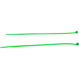 Хомуты, 200 х 3,6 мм, пластиковые, зеленые, 100 шт.