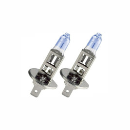 Лампа автомобильная галогеновая H1, 12V, 55Вт, P14.5s, Night Laser Vision +200%, CLEARLIGHT - 2 шт