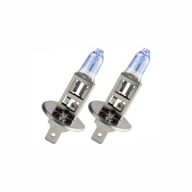Лампа автомобильная галогеновая H1, 12V, 55Вт, P14.5s, Night Laser Vision +200%, CLEARLIGHT - 2 шт