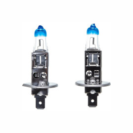 Лампа автомобильная галогеновая H1, 12V, 55Вт, P14.5s, Night Laser Vision +200%, CLEARLIGHT - 2 шт
