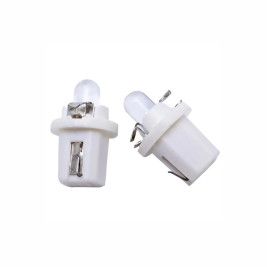 Лампа автомобильная накаливания T5, BAX, 12V, 2Вт, B8.3d, Белый цоколь!!!, LYNXAUTO - 1 шт