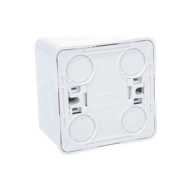ЭТЮД О/У РОЗЕТКА с заземлением со шторками 16А 250B, БEЛЫЙ - Артикул PA16-004B