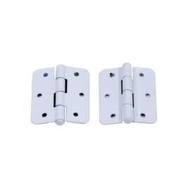 Петля накладная ПН5-60, белая, 2 шт.