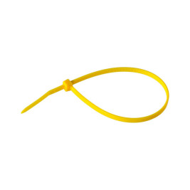 Хомуты, 250 х 3,6 мм, пластиковые, желтые, 100 шт.