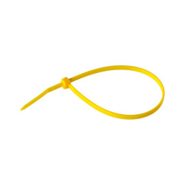 Хомуты, 250 х 3,6 мм, пластиковые, желтые, 100 шт.