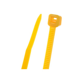Хомуты, 250 х 3,6 мм, пластиковые, желтые, 100 шт.