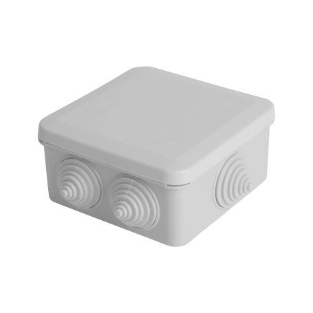 Коробка распаячная с крышкой пылевлагозащищенная 100х100х50 мм - Артикул 10101205