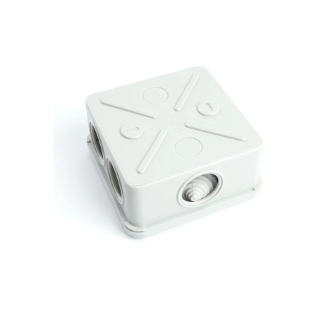 Коробка распаячная с крышкой пылевлагозащищенная 100х100х50 мм - Артикул 10101205