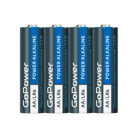 Батарейка АА (пальчиковые), Super Power, LR6, Alkaline 1.5V, GoPower - Артикул 135552